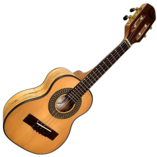 Cavaco Eletroacústico Marquês CA-225NSEL Natural Fosco Maciço com Tampo Pinho Alemão Laterais e Fundo Jacarandá Captador Passivo Cap-06 e Som Equilibrado Premium