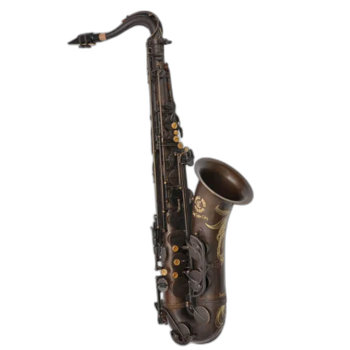 Saxofone Tenor Cannonball TVR-BR Vintage Reborn The Brute com Campana One-Piece Hand-Hammered, Chaves Power Forged com Semi-Precious Stones e Case Rígido Inclusos