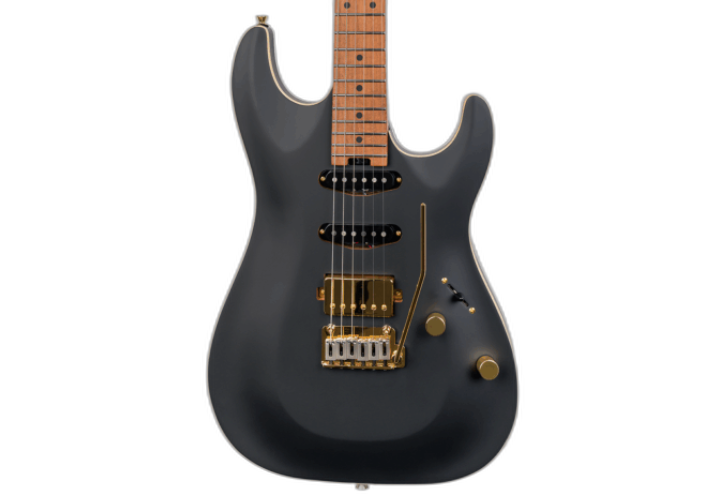 Guitarra Seizi Katana Angel HSS Blackout Mist com Captadores Seizi