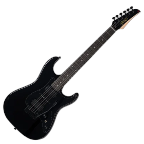Guitarra Seizi Katana Blade HSH All Black com Captadores Seizi Jutsu Alnico V Ponte Flutuante 2 Pivôs e Bag 10361215