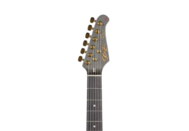 Corpo Basswood com Tampo Flamejado Silver Sparkle