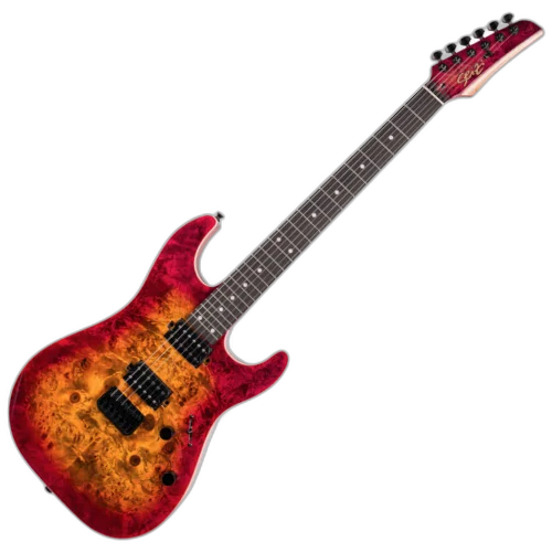 Guitarra Seizi Katana Shadow Ozielzinho Signature Nebula Burst com Captadores Seizi Jutsu Alnico V HH Ponte Fixa e Bag 10361199