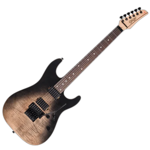 Guitarra Seizi Katana Shadow Luiz Rodrigues Signature Dark Moon com Captadores Seizi Jutsu Alnico V HH Ponte Floyd Rose Licensed e Bag 10361244