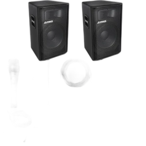 Kit 2 Caixas Ativas Datrel AT15-300 15" 600W RMS Titanium Bluetooth USB SD FM Equalizador 3 Bandas CSX02