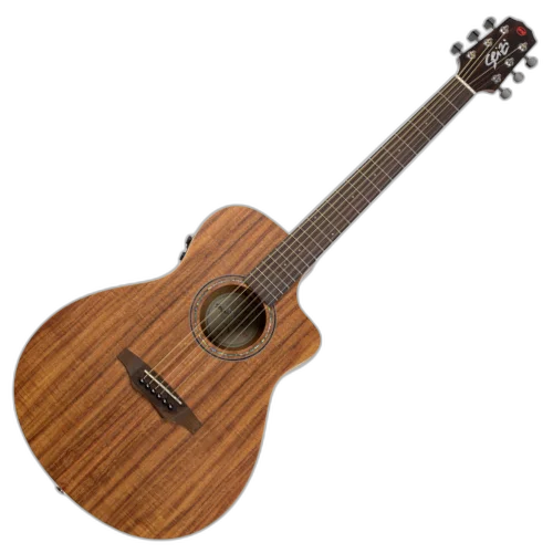 Violão Eletroacústico Seizi Zen Cutaway Kaizen Plus Koa com Captador Seizi Kaizen Plus Recarregável Cordas de Aço Madeira Koa Laminado e Bag 10360931