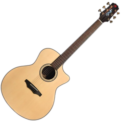 Violão Acústico Seizi Supreme All Solid Ryu Cutaway Spruce Natural Satin com Tampo Spruce Sólido e Bag 10360694