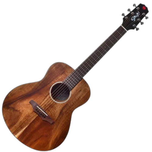 Violão Eletroacústico Seizi Supreme Mini Ryu Koa Satin com Tampo Koa Sólido Pré Fishman Sonitone e Bag Armor 10360358