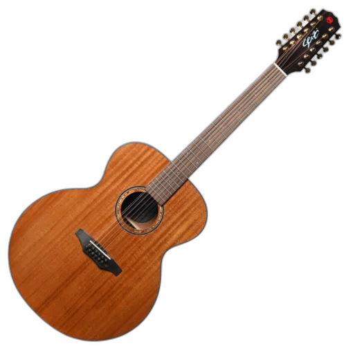 Violão Eletroacústico Seizi Supreme Godzilla 12 Cordas Gold Mahogany Gloss com Captador Fishman Sonitone Cordas de Aço Madeira Mogno Laminado e Bag 10360707