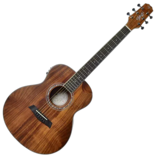 Violão Eletroacústico Seizi Mini Nagoya Koa com Captador Seizi Cordas de Aço Madeira Koa Laminado e Bag 10360333