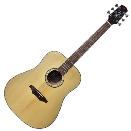 Violão Eletroacústico Seizi Supreme Kaiju Spruce Natural Satin com Captador Fishman Sonitone Cordas de Aço Madeira Mogno Laminado e Bag 10360352
