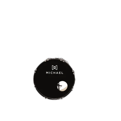 Bateria Michael Trinity DMT220 20" com Pratos Hi-Hat Crash Banco Pedal Baquetas e Ferragens Inclusas