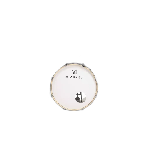 Bateria Acústica Michael Legacy DML424 Sparkle Marine Blue SMB Shell Pack com Casco em Poplar e Acabamento em Celuloide