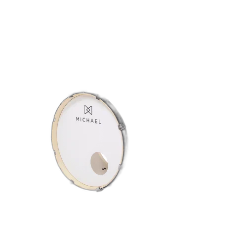 Bateria Acústica Michael Legacy DML424 Sparkle Marine Blue SMB Shell Pack com Casco em Poplar e Acabamento em Celuloide