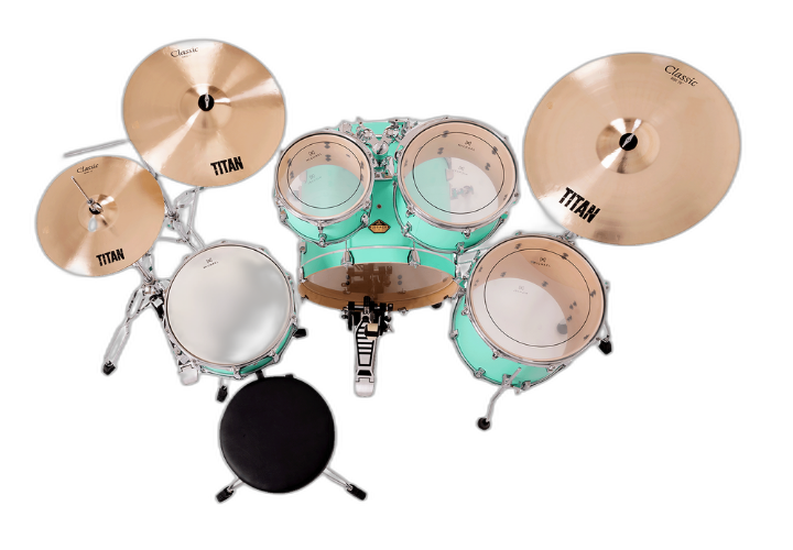 Bateria Shell Pack (4 Tambores) Vermelha Burnt Red Mist Tama Club