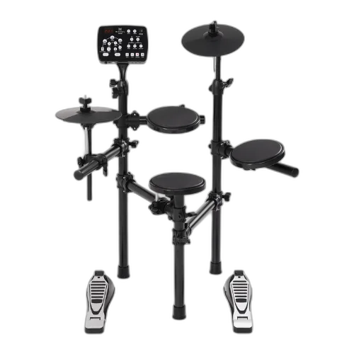 Bateria Eletrônica Michael House DMX250 com Módulo de Som Customizável e Acessórios para Estudo Silencioso