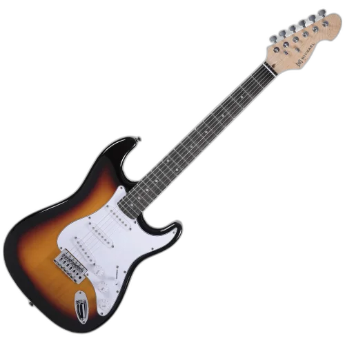 Guitarra Michael Standard GM217N Vintage Sunburst VS com Captadores Single Coil Tarraxas Blindadas e Ponte Tremolo