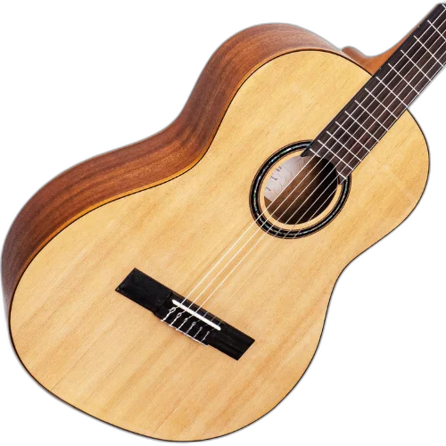 iolão Michael Imperial Top Solid Sitka VMI380 com Tampo Sitka Spruce Sólido Fundo e Laterais Mahogany e Acabamento Natural Gloss