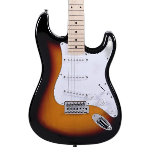 Guitarra Michael Advanced GM227N AB Vintage Sunburst VS com Captadores Single Coil Tarraxas Blindadas e Ponte Tremolo