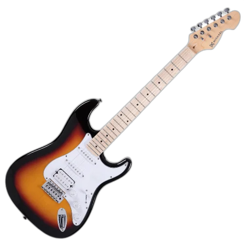 Guitarra Michael Power Advanced GM237N Vintage Sunburst VS com Captadores Humbucker e Single Coil Tarraxas Blindadas e Ponte Tremolo
