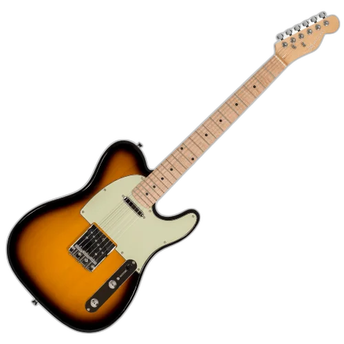 Guitarra Michael Slide GM385N Vintage Sunburst VS com Captadores Single Coil e Lipstick Tarraxas Blindadas e Ponte Standard