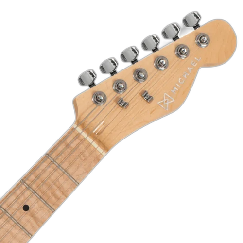 Guitarra Michael Slide GM385N Vintage Sunburst VS com Captadores Single Coil e Lipstick Tarraxas Blindadas e Ponte Standard