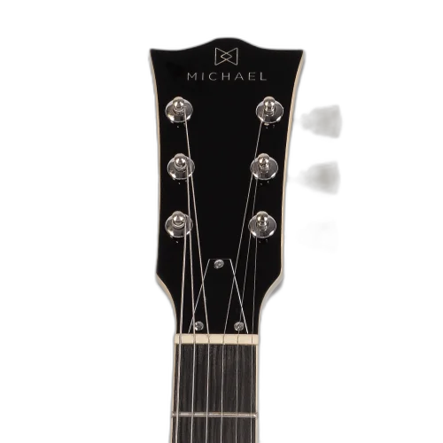 Guitarra Michael Strike GM750N Vintage Sunburst VS com Captadores Humbucker Vintage Tarraxas Vintage e Ponte Fixa com Tailpiece