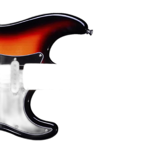 Guitarra Michael Rocker GMS250 SK Sunburst Black com Corpo Basswood Braço Maple Canadense e Captadores SSH com Efeitos Integrados