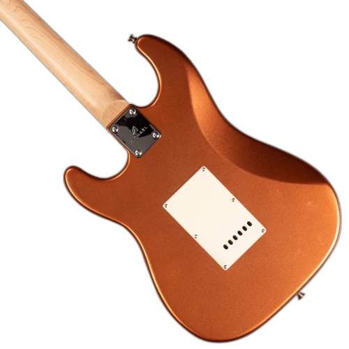 Guitarra Michael GMS400 ST Luminis CPN Champagne com Corpo Basswood Braço Maple e Captadores Michael Velvet Alnico Single Coil SSS