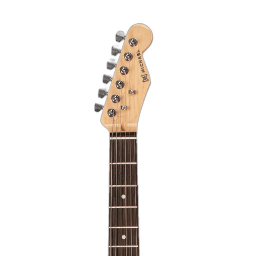 Guitarra Michael GMT400 TL Luminis BUM Metallic Blue com Corpo Basswood Braço Maple e Captadores Michael Velvet Alnico Single Coil Lipstick SS