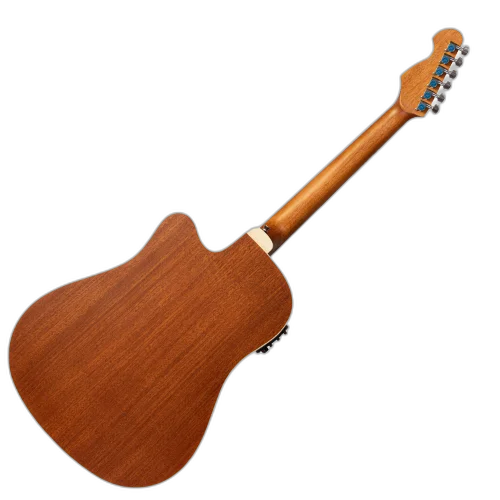 Violão Eletroacústico Michael Laguna VML530 SR (Sunburst Red) com Tampo Spruce Pré Michael Effex Tarraxas Chrome Die Cast Encordoamento Aço e Acabamento Open Pore
