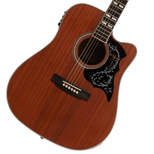 Violão Eletroacústico Michael Folk Freebird VMF430 MH (Mahogany) com Tampo Spruce Pré Michael Effex Tarraxas Die Cast Encordoamento Aço e Acabamento Brilhante