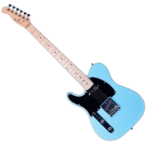Guitarra Michael TL Canhota GM385N Antique Burst com Captadores Single Coil Lipstick Corpo Basswood Braço Hard Maple e Escala Hard Maple