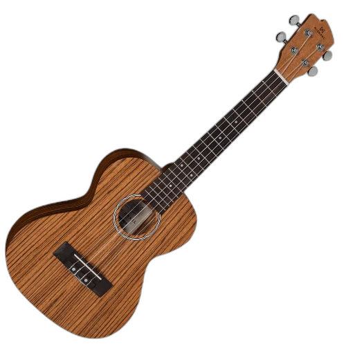 Ukulele Tenor Acústico Michael MK27 ZB Zebra Wood com Tampo Zebra Wood Fundo e Laterais Zebra Wood Escala Blackwood e Cavalete Blackwood