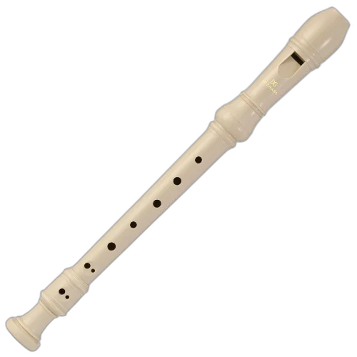 Flauta Doce Soprano Barroca Michael WRSM20 Dó Sistema Barroco Resina ABS Infantil com Capa Agulha e Manual