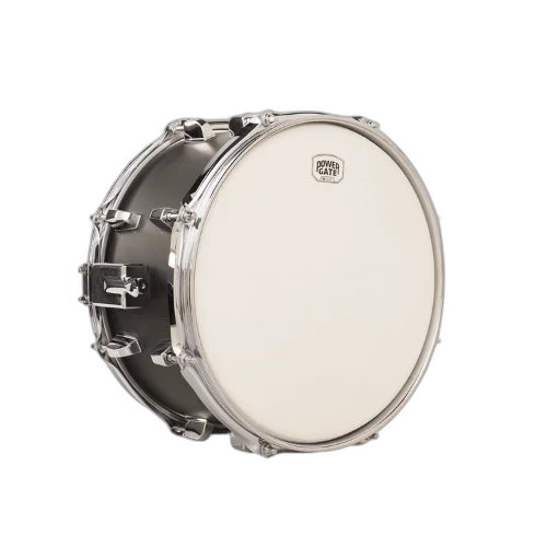 Caixa de Bateria Michael Powergate Stage PGS1265 JBK 12x6.5 Jet Black com Fuste Poplar Aros Power Hoop e Esteira 20 Fios