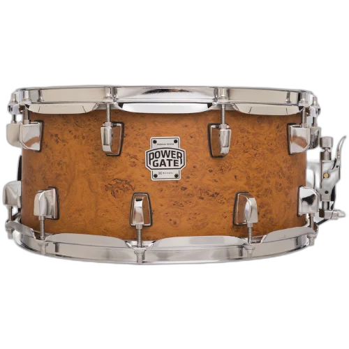 Caixa de Bateria Michael Powergate Birch PGB1465 FRD 14x6.5 Flame Red com Fuste Hybrid Birch/Poplar Aros Power Hoop e Esteira 20 Fios