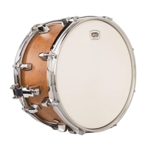 Caixa de Bateria Michael Powergate Birch PGB1465 FRD 14x6.5 Flame Red com Fuste Hybrid Birch/Poplar Aros Power Hoop e Esteira 20 Fios