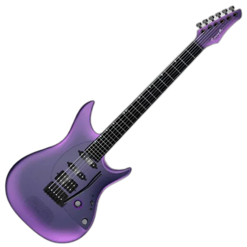 Guitarra Seizi Smart Inspire Royal Purple com Corpo Fibra de Carbono Captadores SSH Cerâmicos e Falante Embutido 15W 10361270