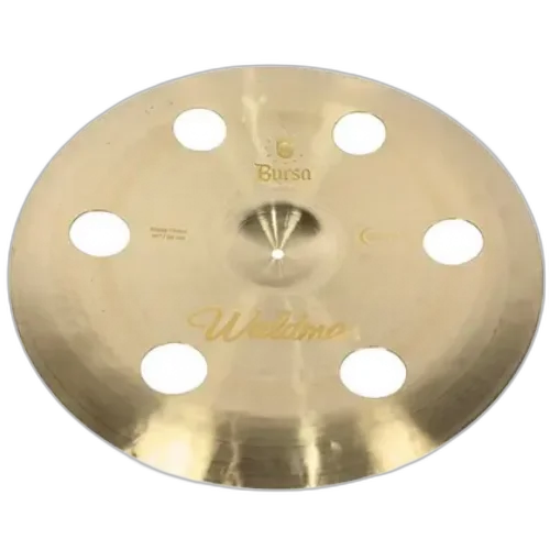Prato de Bateria Waldman Bursa Krazy China 20" BURCHK20 com Liga B20 Som Explosivo e Penetrante Acabamento Martelado
