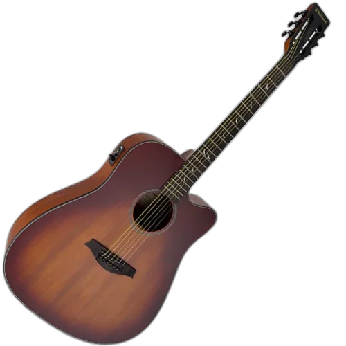 Violão Eletroacústico Waldman Blastone Grand DCEX-641 Aço Sunburst Top com Equalizador Integrado e Afinador