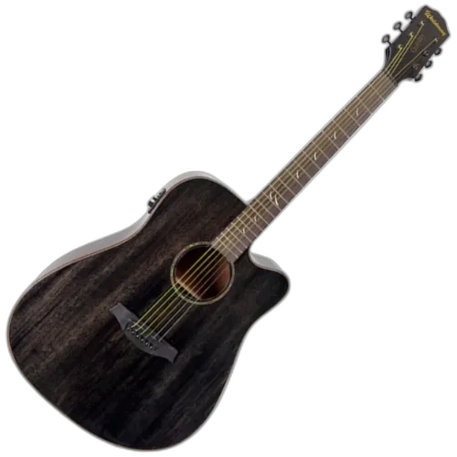Violão Eletroacústico Waldman DCEX-741 Black com Equalizador Integrado e Afinador