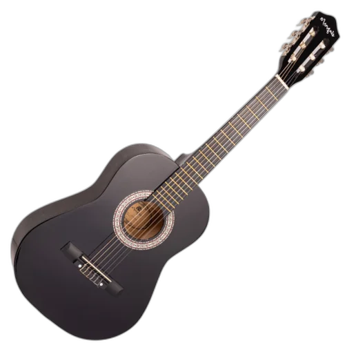 Violão Acústico Marquês VN-04BKAC Juvenil Preto com Tampo Linden e Corpo 3/4