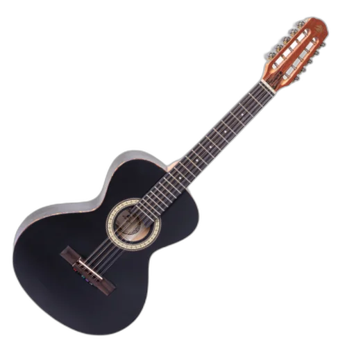 Violão Acústico Marquês VIL08 BKS AC Preto Fosco com Tampo Spruce e Braço Cedro