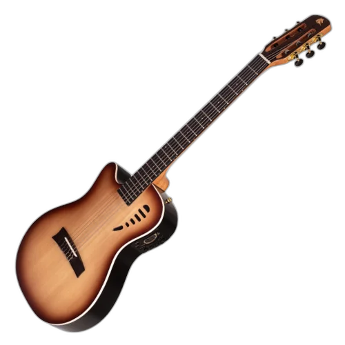 Violão Eletroacústico Marquês Canhoto VN11 NB EQ Preto Fosco com EQ Ativo 4 Bandas e Microfone Interno