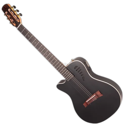 Violão Eletroacústico Marquês Canhoto VN11 BKS EQ Preto Fosco com EQ Ativo 4 Bandas e Microfone Interno