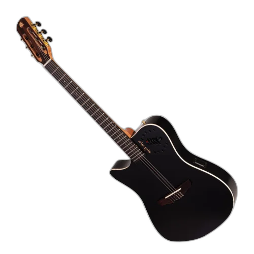 Violão Eletroacústico Marquês Canhoto VN12 BKS EQ Preto Fosco com EQ Ativo 4 Bandas Pré EQ-7545R e Timbre Natural