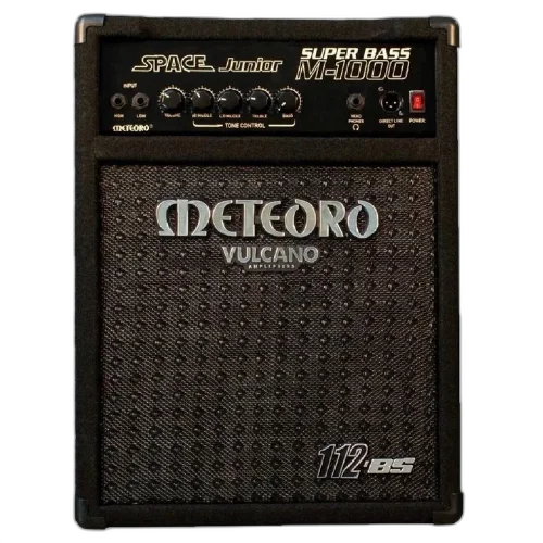 Amplificador Meteoro Space Jr. Super Bass M1000 100W 10 Polegadas para Contrabaixo com Equalizador 5 Bandas Compressor Integrado e Falante 10" para Som Definido e Punch