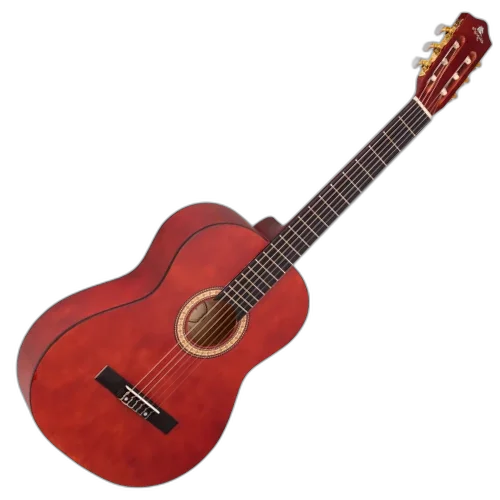 Violão Acústico Marquês VN129 CTS Castanho Fosco Estudante com Tampo Fundo e Laterais em Linden Laminado Braço em Linden Escala em Techwood/Rosewood