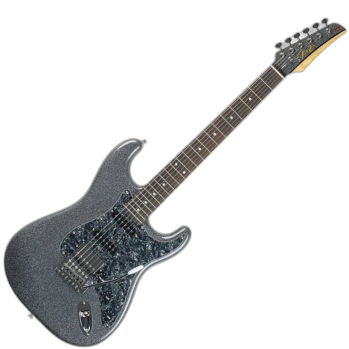 Guitarra Seizi Fun Katana Musashi HSS Space Grey Sparkle Captadores Chidori HSS Ponte Tremolo e Bag 10360993