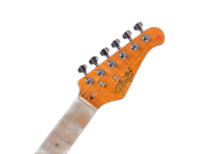 Guitarra Seizi Fun Vintage Budokan HSS Daphne Blue Captadores